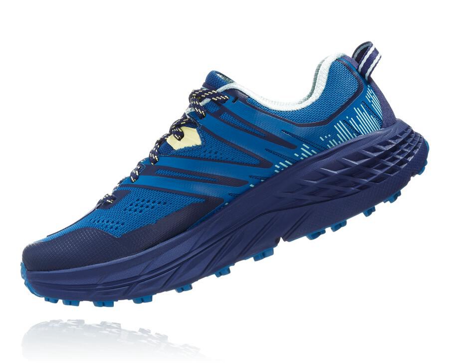 Hoka One One Womens Trail Shoes - Speedgoat 3 - Blue - VJNX06592